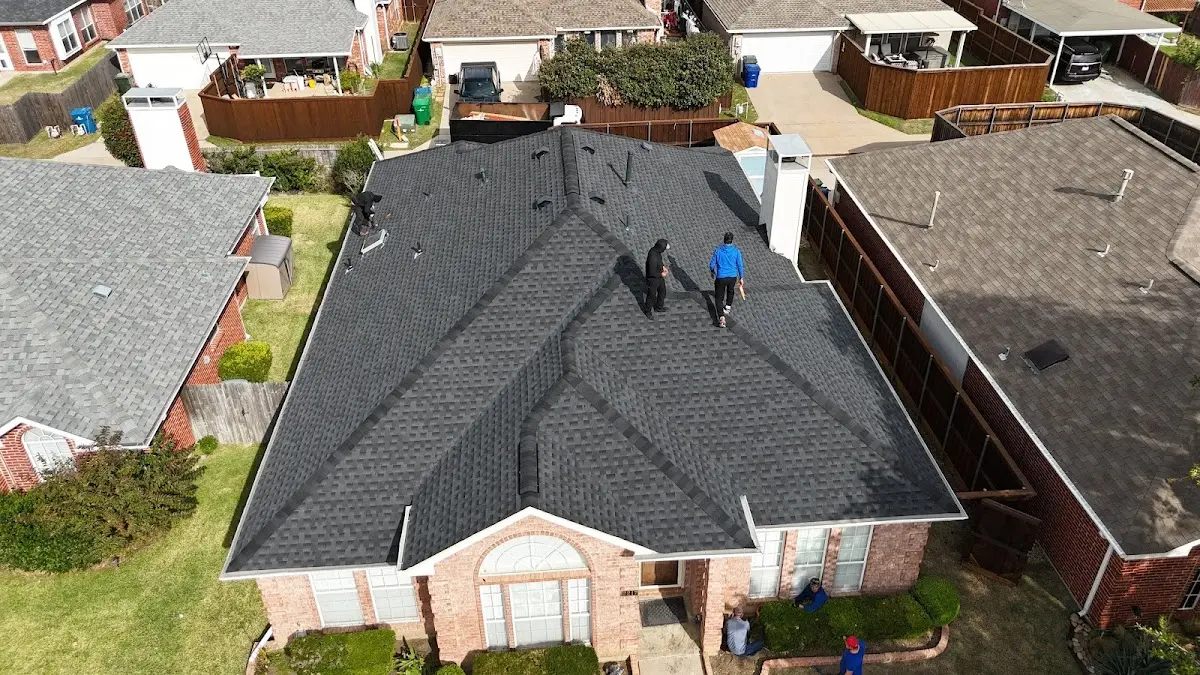 Slate & Tile Roof Repair work in progress on a Albany property